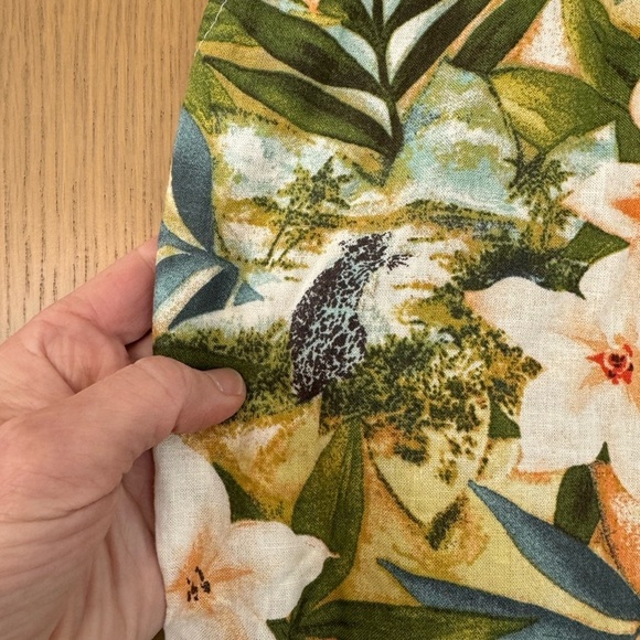 Panama Jack Linen Blend Tropical Safari Relaxed Floating Pant / large - Picture 4 of 10